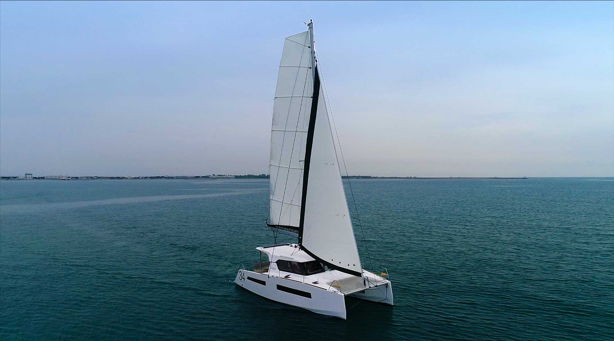 Aventura 34 unter Segel