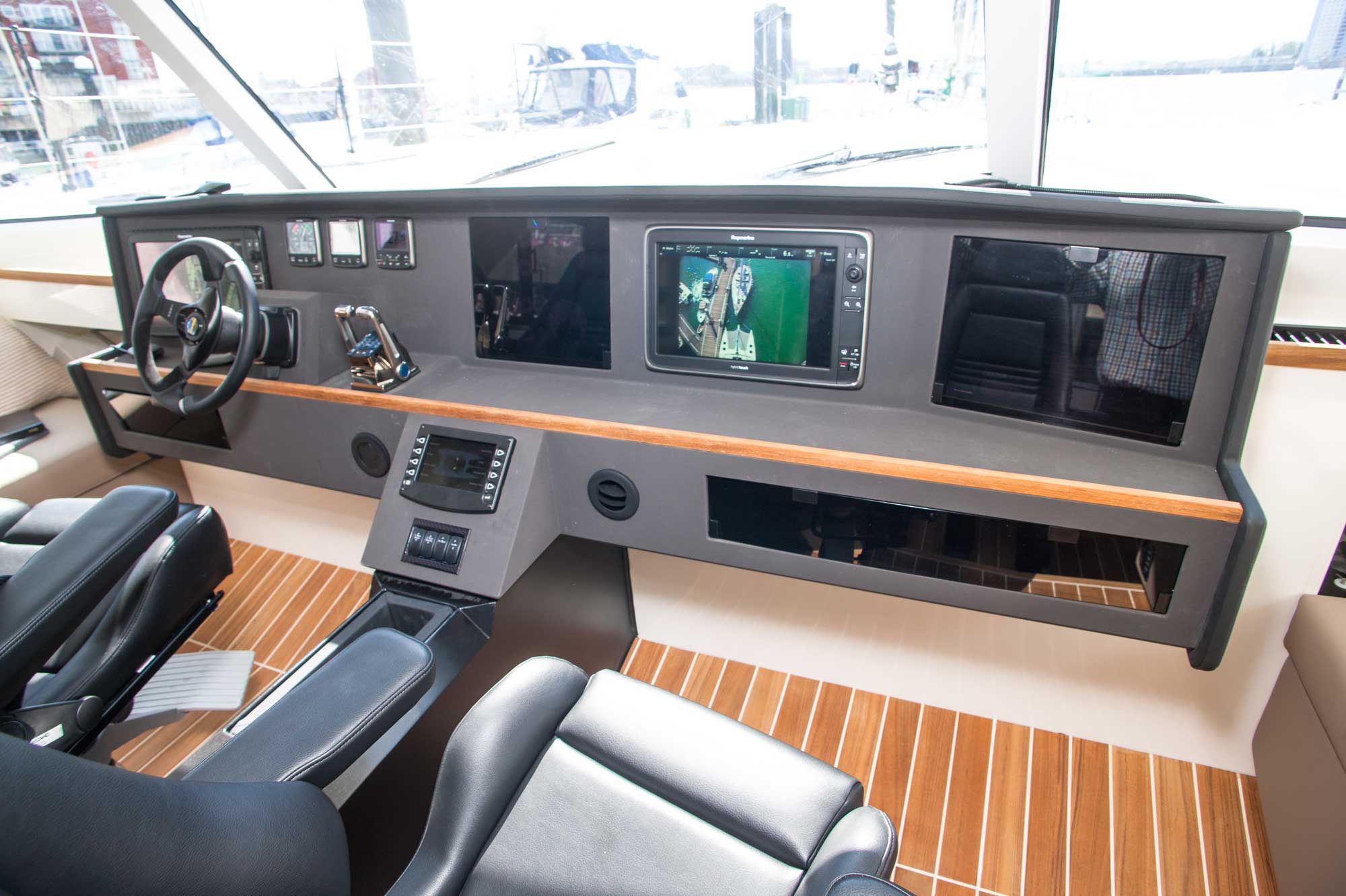 Broadblue Rapier 550 Blick auf die Navigation